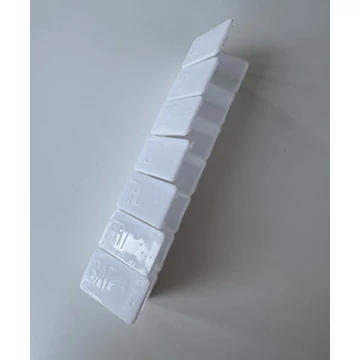 WEEKLY PILLBOX FEHÉR