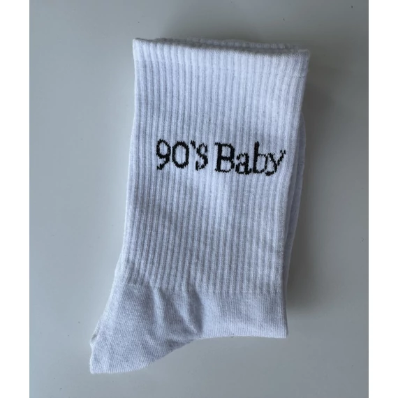 90'S BABY ZOKNI FEHÉR
