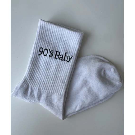 90'S BABY ZOKNI FEHÉR